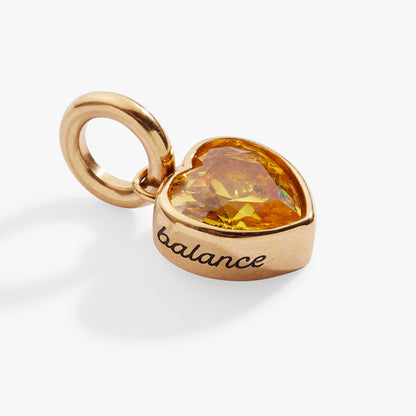 November 'Balance' Heart Birthstone Charm ALEX AND ANI