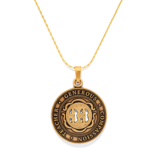 Number 33 Necklace, Expandable | Teacher, Generous, and Compassion ALEX AND ANI