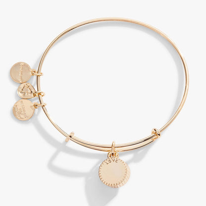 October Birthstone Charm Bangle, Rose ALEX AND ANI