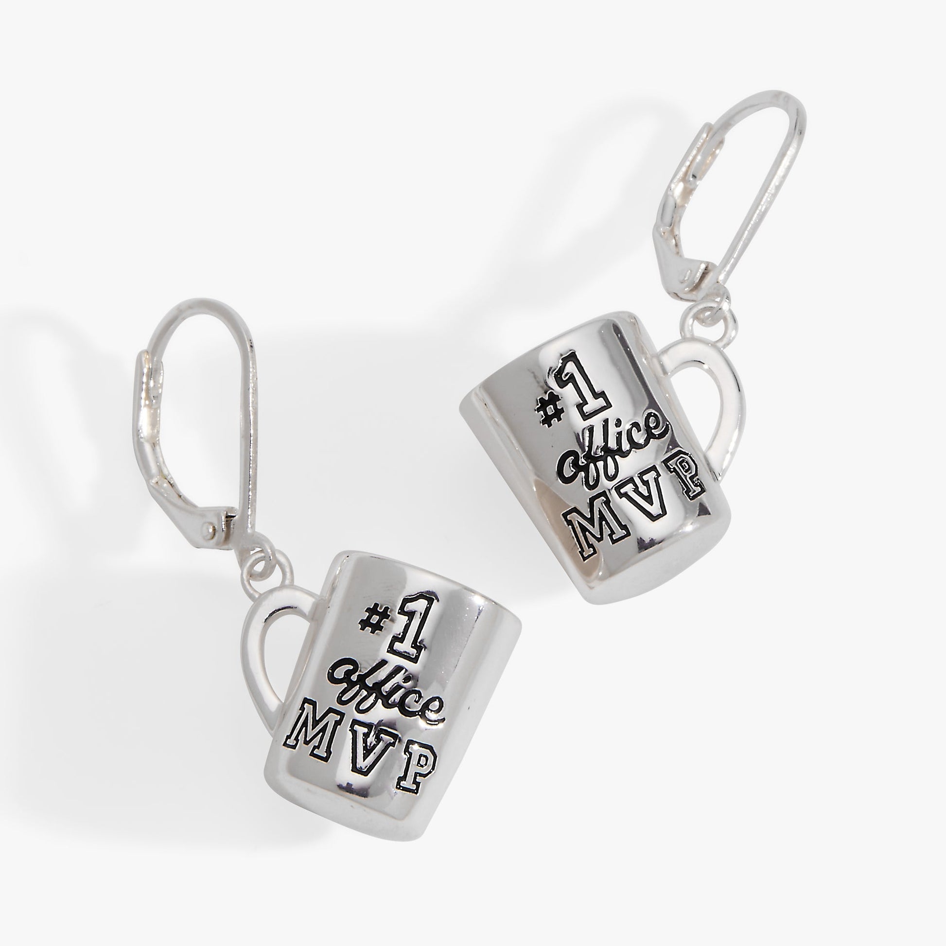 #1 'Office MVP' Mug Earrings ALEX AND ANI