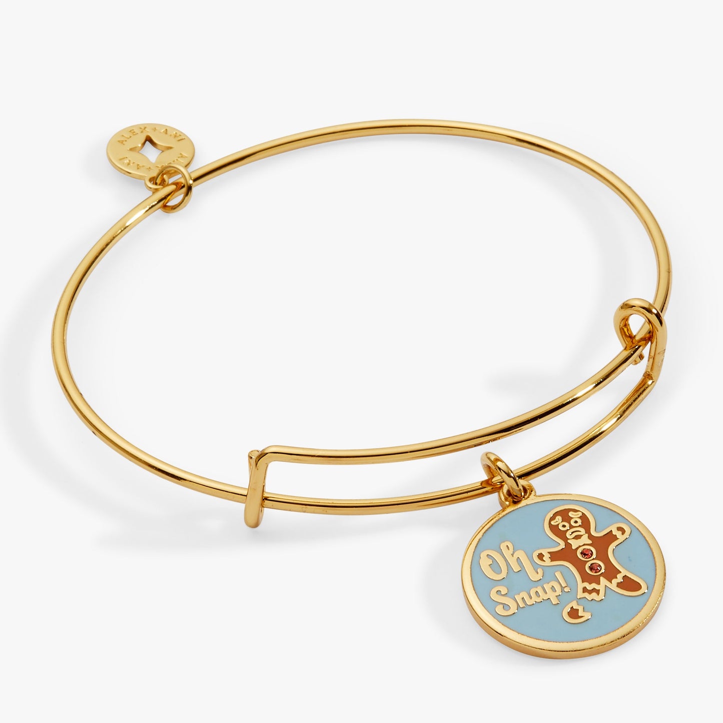 'Oh Snap!' Gingerbread Charm Bangle ALEX AND ANI