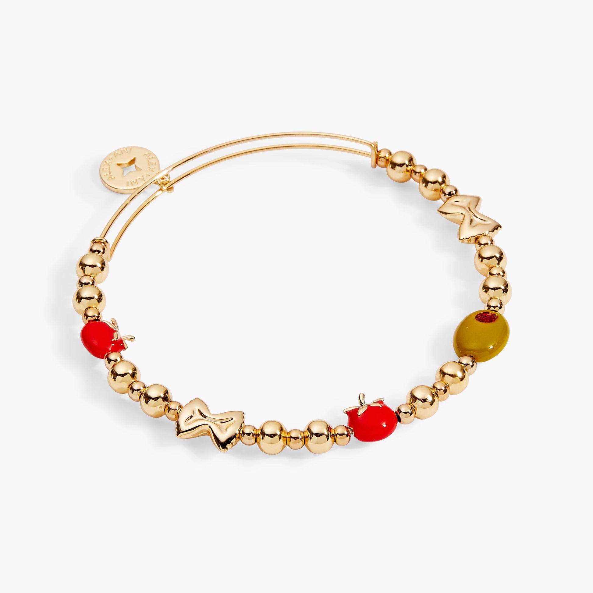 Pasta Girl Beaded Bangle ALEX AND ANI