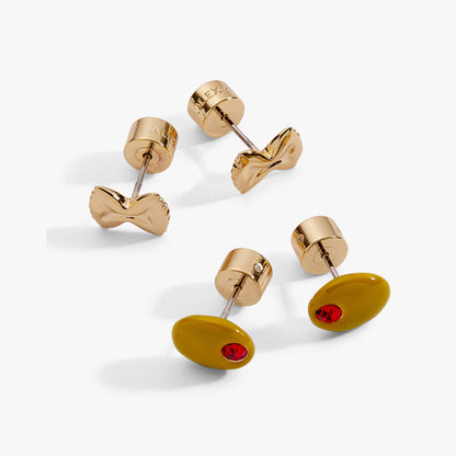 Pasta Girl Stud Earrings Set Of 2 ALEX AND ANI