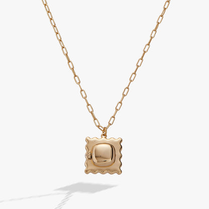 Pasta Girl 'Anything Is Pastable' Ravioli Locket Pendant ALEX AND ANI