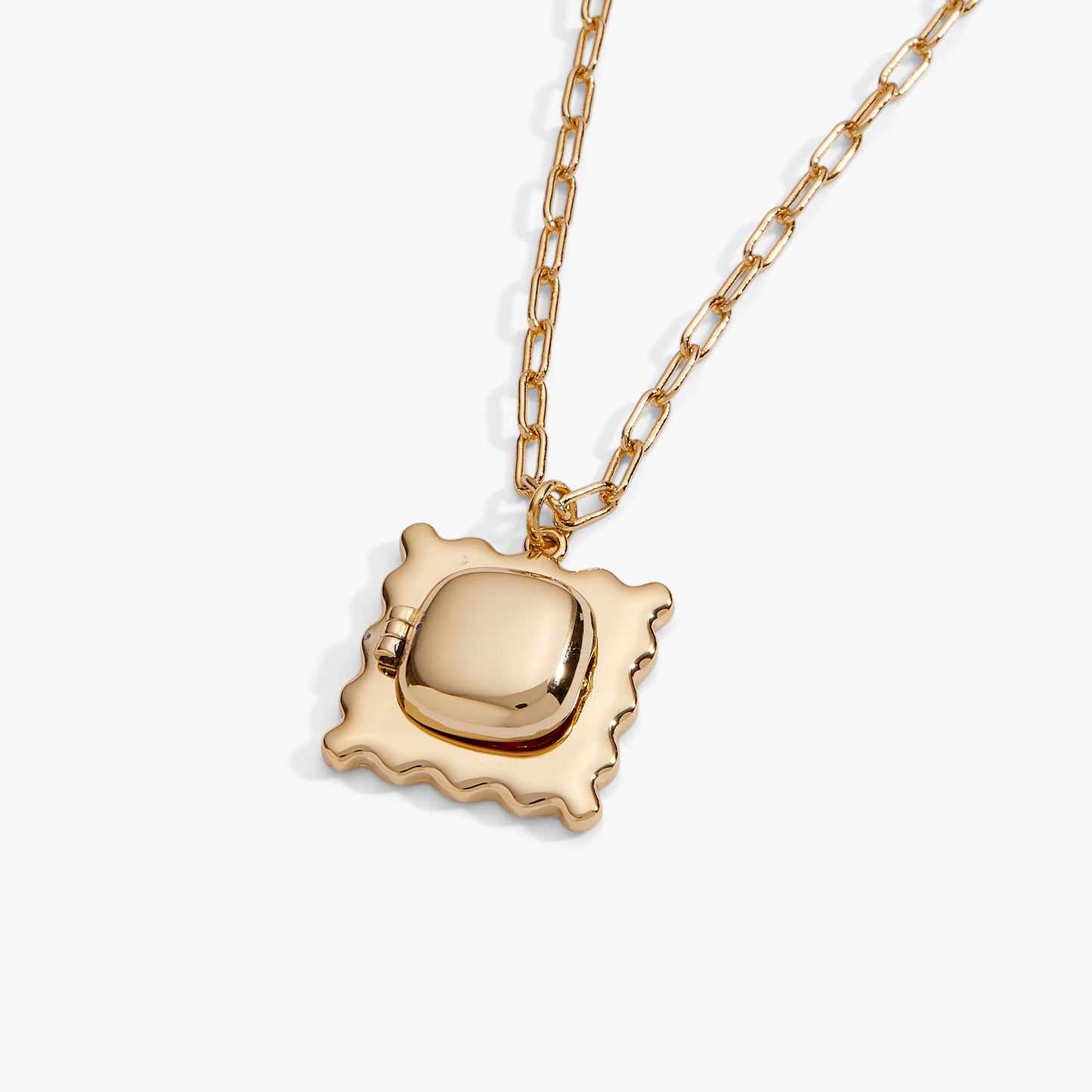 Pasta Girl 'Anything Is Pastable' Ravioli Locket Pendant ALEX AND ANI