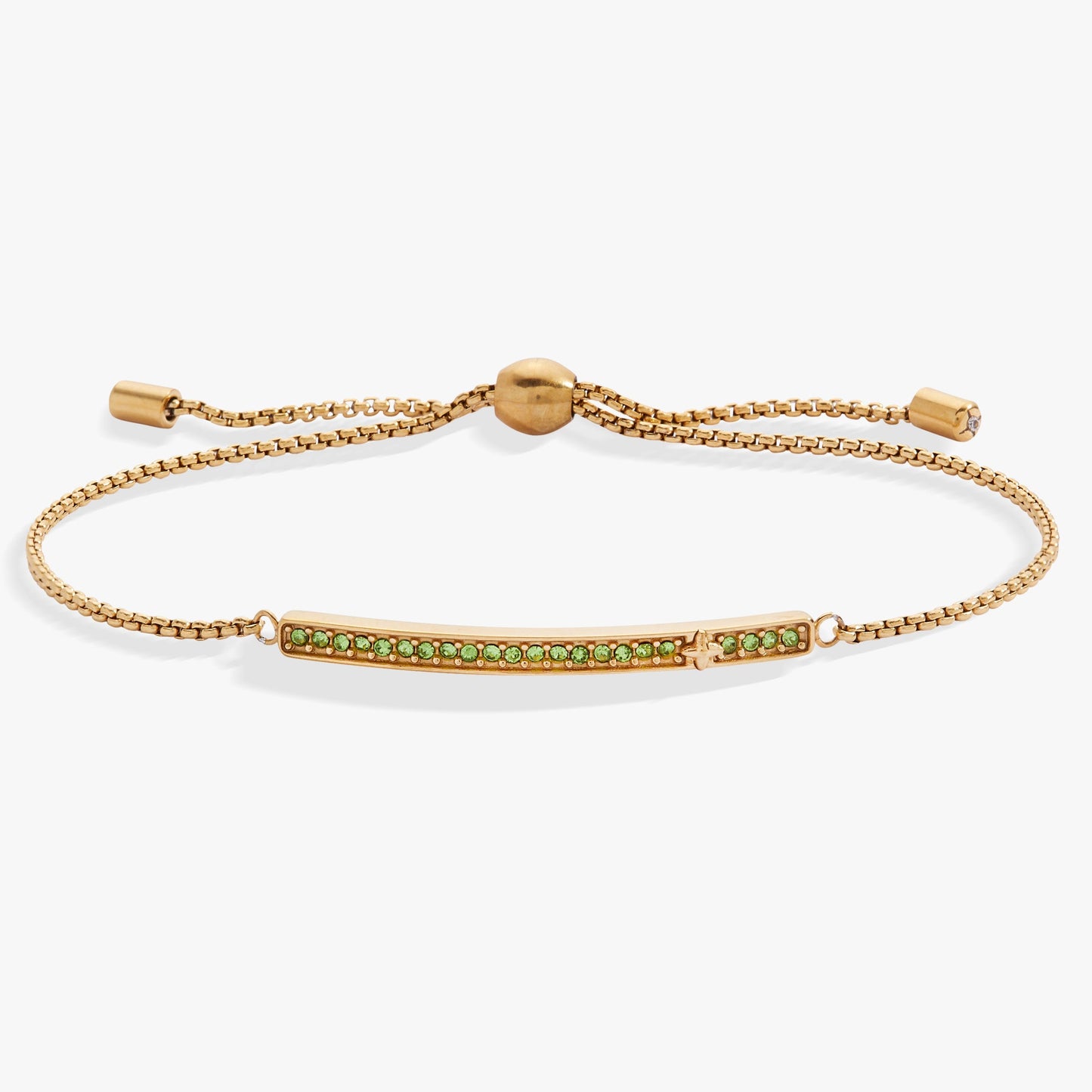 August Everyday Birthstone Pave Bolo Bracelet ALEX AND ANI