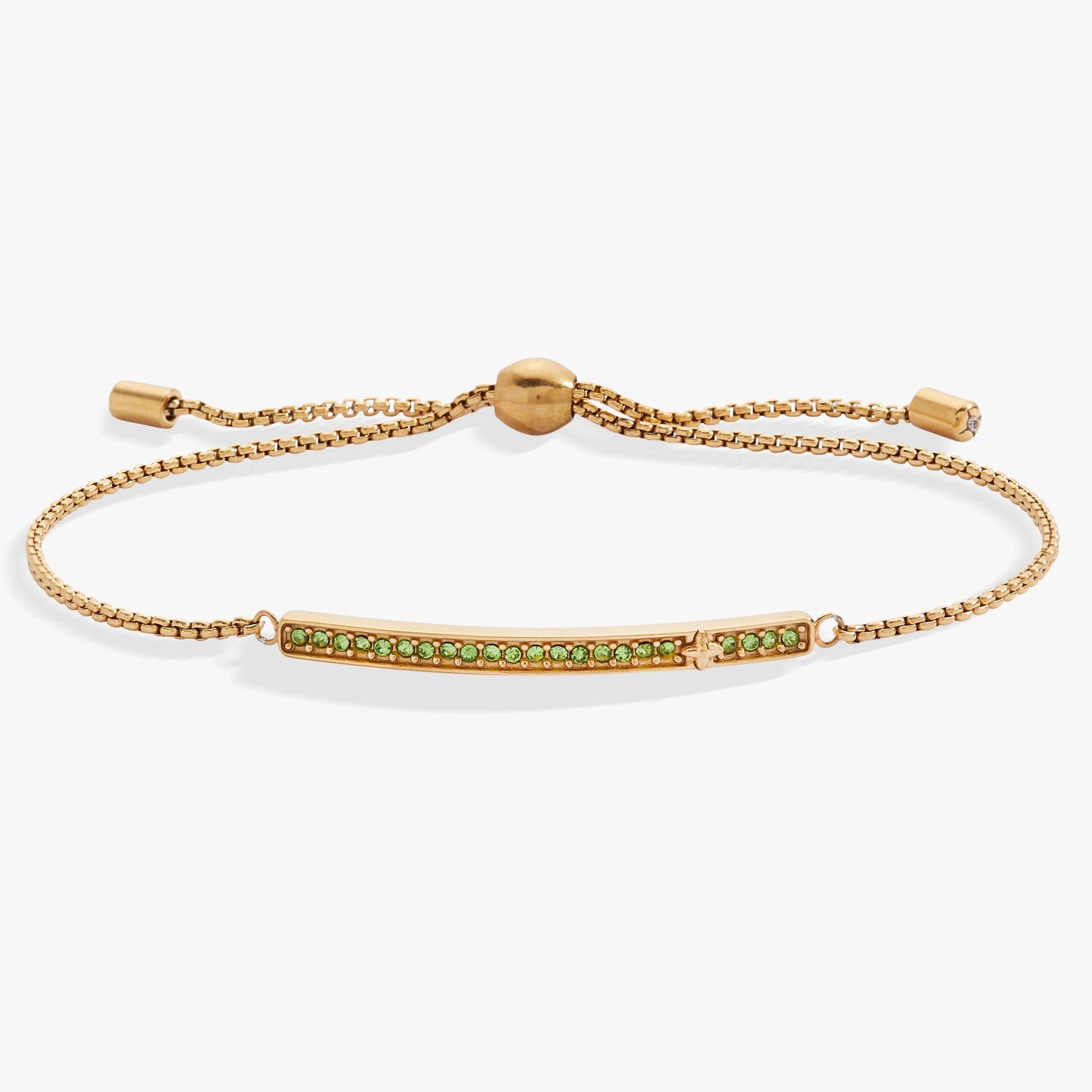 August Everyday Birthstone Pave Bolo Bracelet ALEX AND ANI