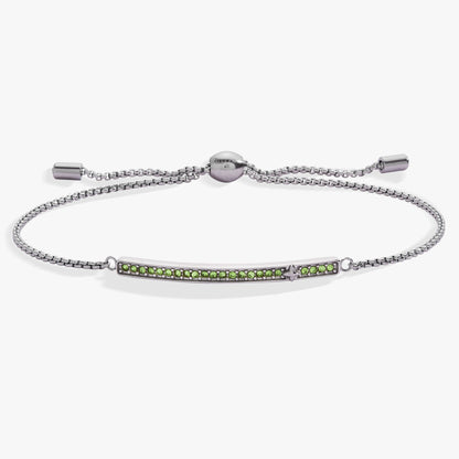 August Everyday Birthstone Pave Bolo Bracelet ALEX AND ANI