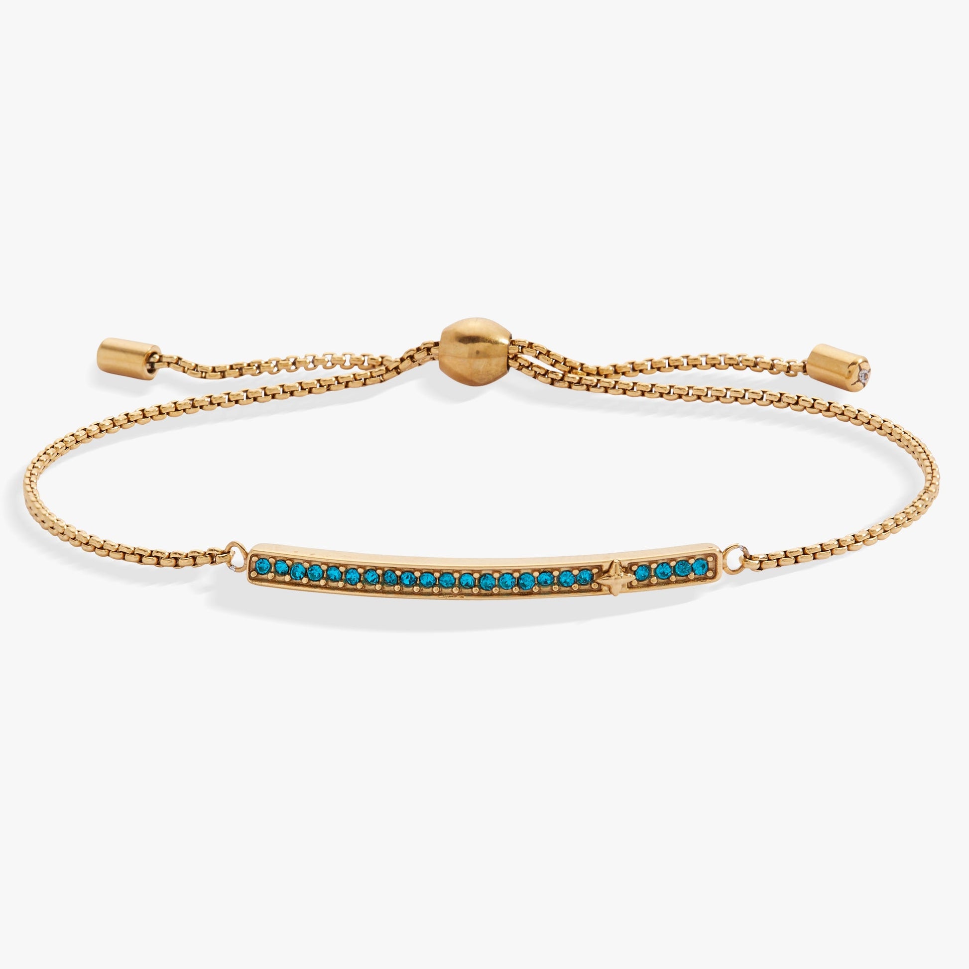 December Everyday Birthstone Pave Bolo Bracelet ALEX AND ANI