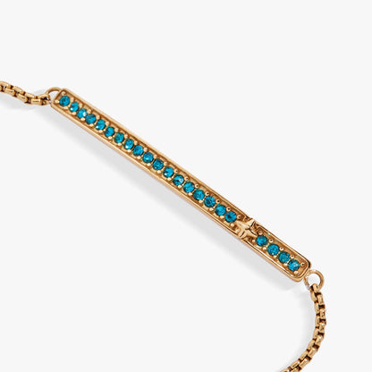 December Everyday Birthstone Pave Bolo Bracelet ALEX AND ANI