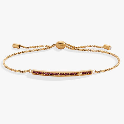 February Everyday Birthstone Pave Bolo Bracelet ALEX AND ANI