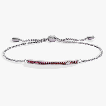 February Everyday Birthstone Pave Bolo Bracelet ALEX AND ANI