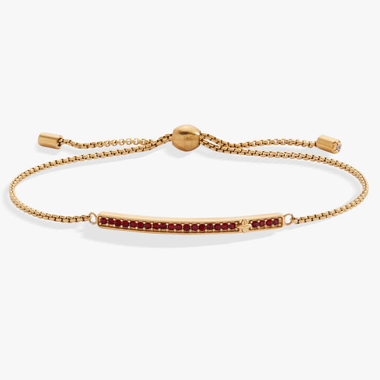 January Everyday Birthstone Pave Bolo Bracelet ALEX AND ANI