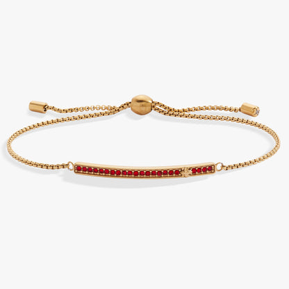 July Everyday Birthstone Pave Bolo Bracelet ALEX AND ANI