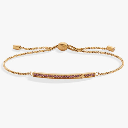 June Everyday Birthstone Pave Bolo Bracelet ALEX AND ANI