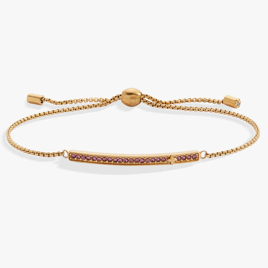 June Everyday Birthstone Pave Bolo Bracelet ALEX AND ANI