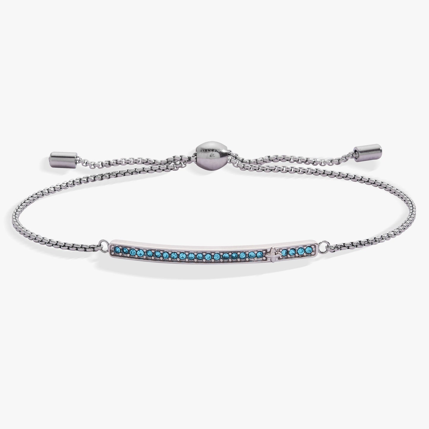 March Everyday Birthstone Pave Bolo Bracelet ALEX AND ANI