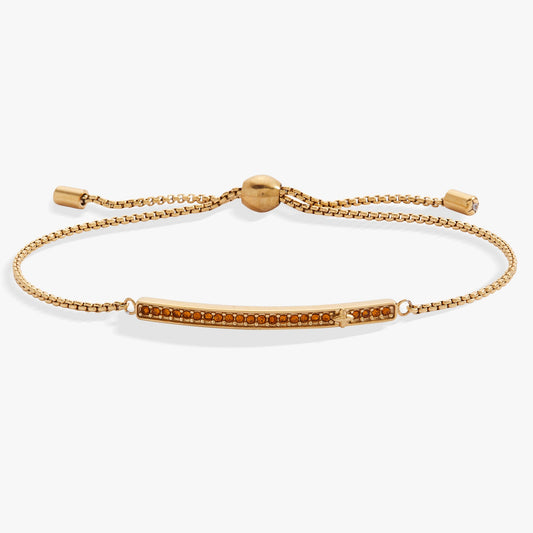 November Everyday Birthstone Pave Bolo Bracelet ALEX AND ANI