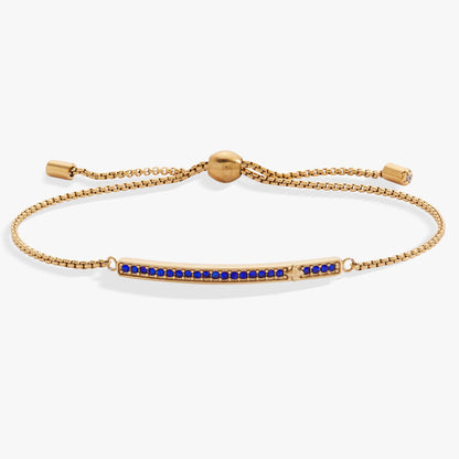 September Everyday Birthstone Pave Bolo Bracelet ALEX AND ANI