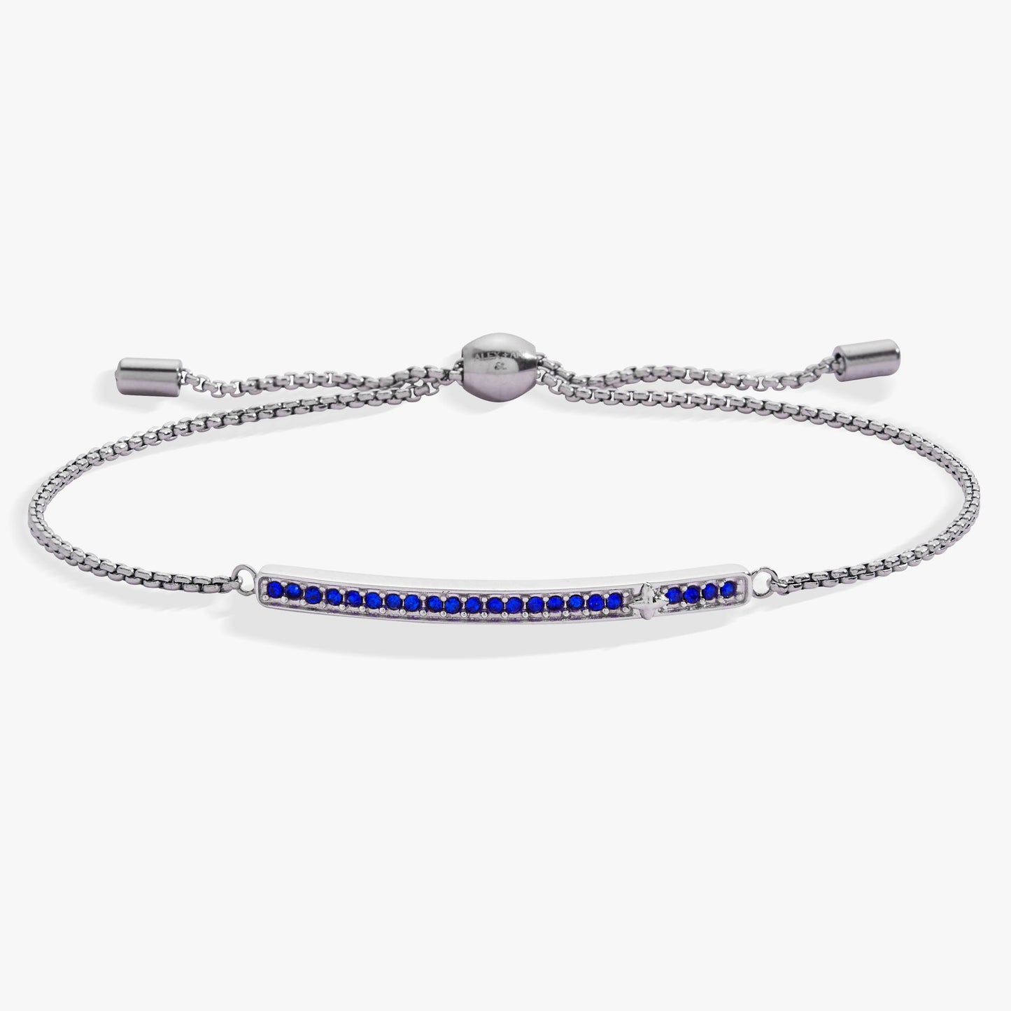 September Everyday Birthstone Pave Bolo Bracelet ALEX AND ANI