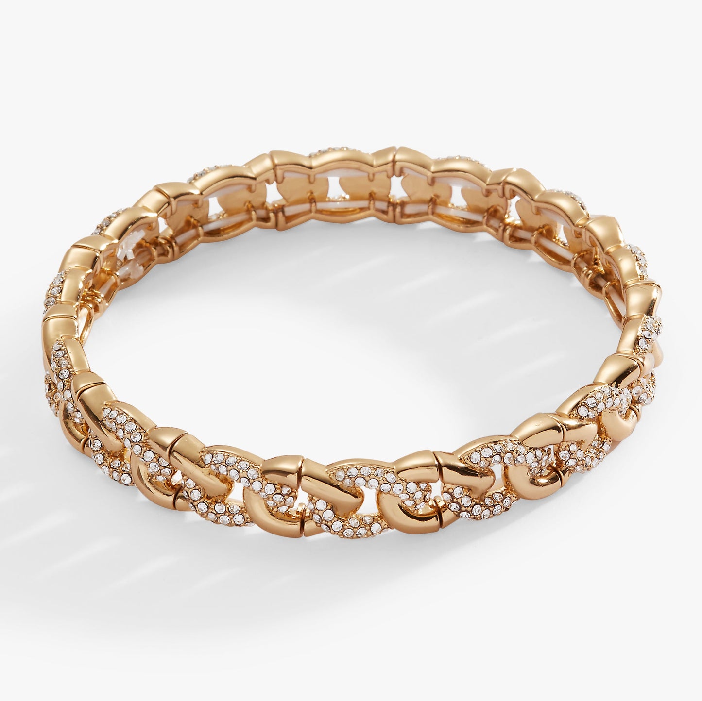 Pave Curb Chain Stretch Bracelet ALEX AND ANI