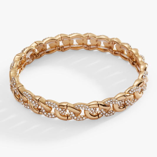 Pave Curb Chain Stretch Bracelet ALEX AND ANI