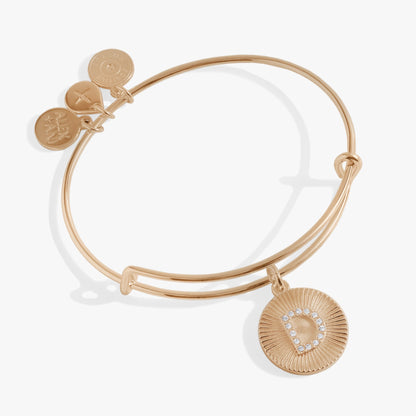 Initial D Pave Starburst Texture Bangle ALEX AND ANI