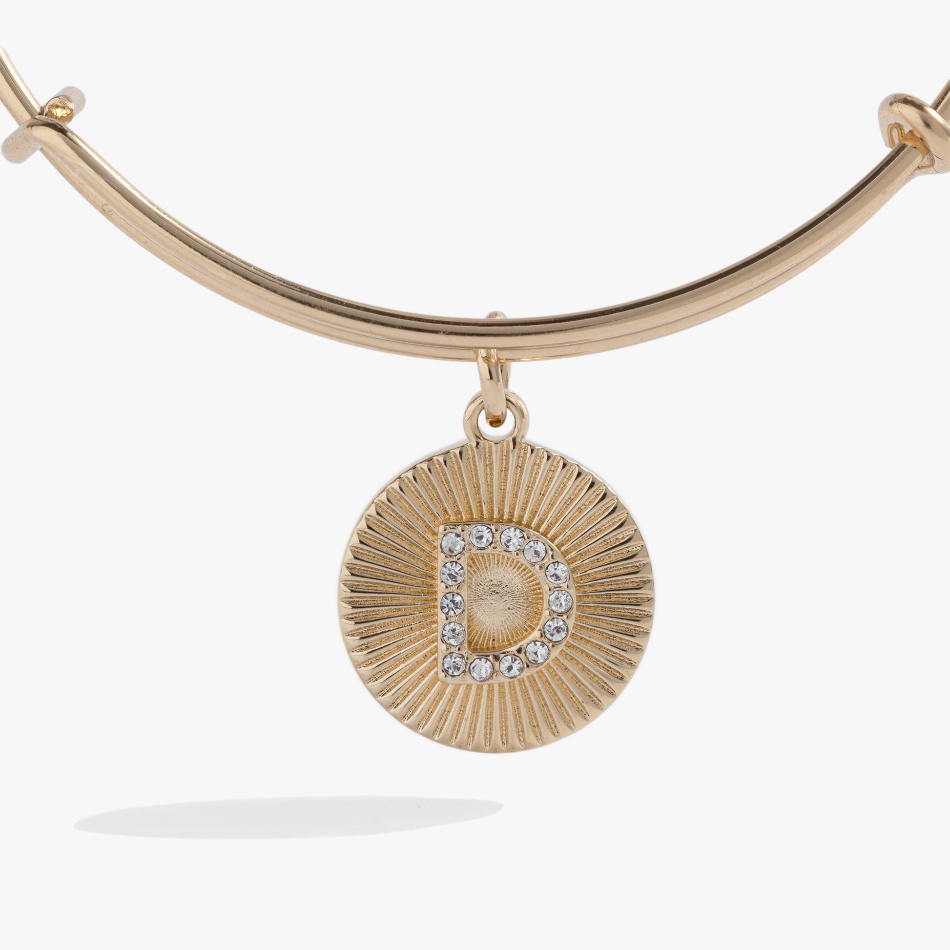 Initial D Pave Starburst Texture Bangle ALEX AND ANI