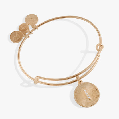 Initial I Pave Starburst Texture Bangle ALEX AND ANI