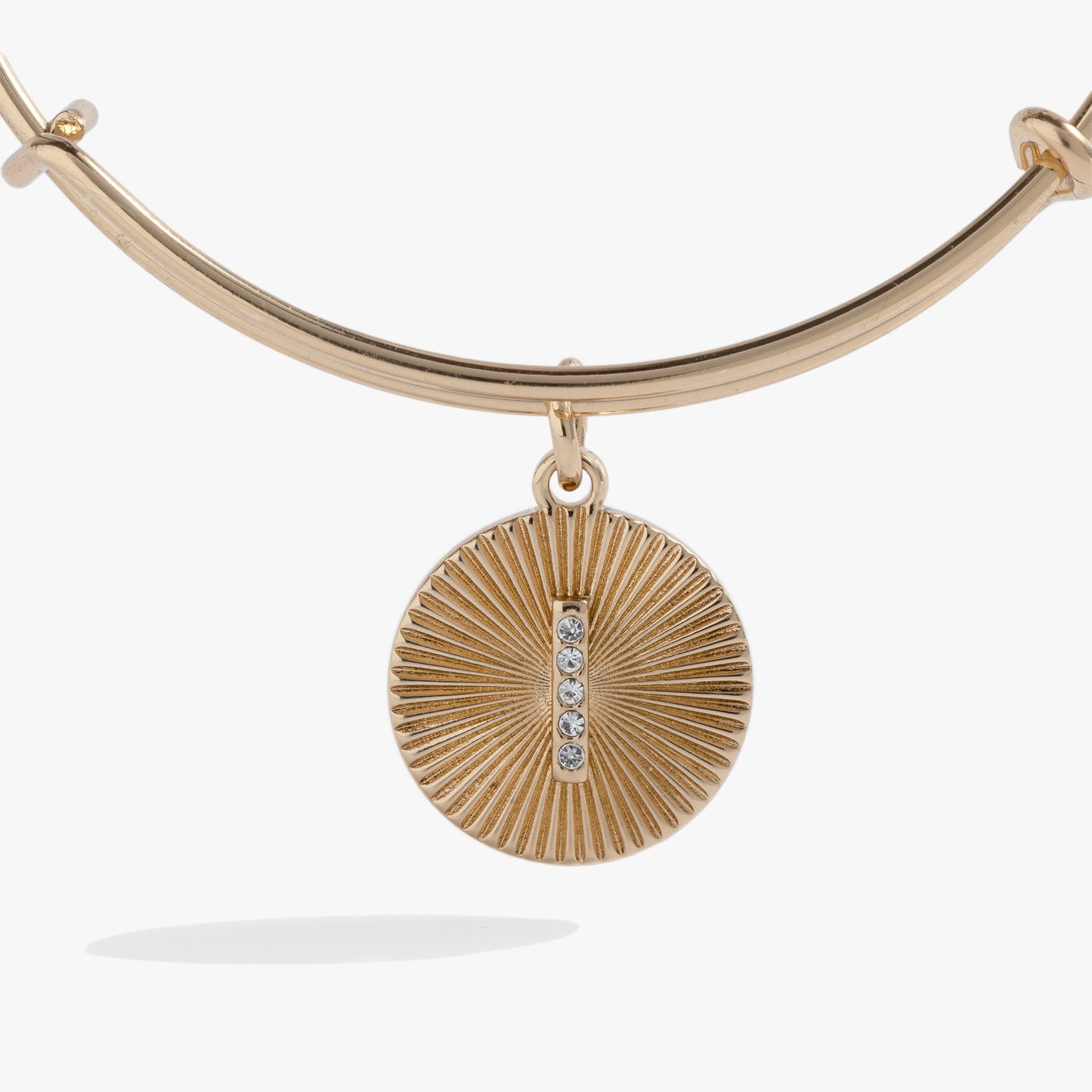 Initial I Pave Starburst Texture Bangle ALEX AND ANI