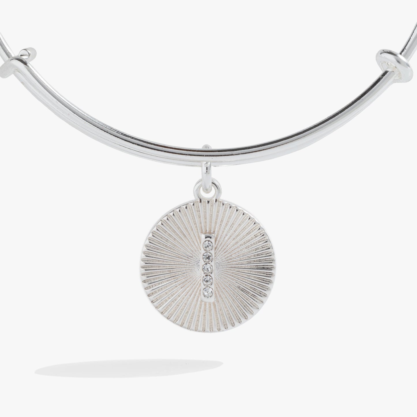 Initial I Pave Starburst Texture Bangle ALEX AND ANI