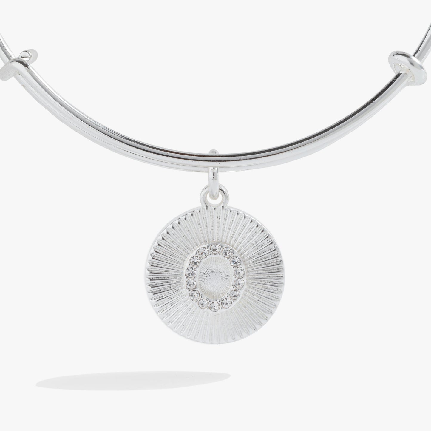 Initial O Pave Starburst Texture Bangle ALEX AND ANI