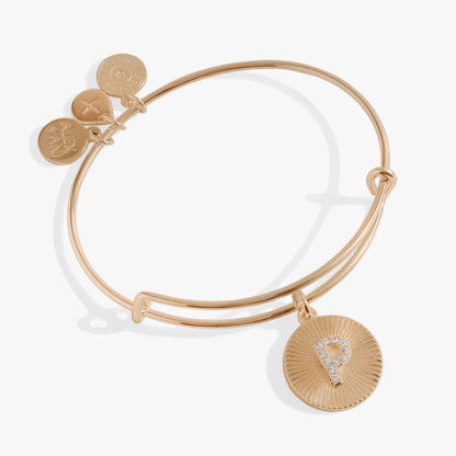Initial P Pave Starburst Texture Bangle ALEX AND ANI