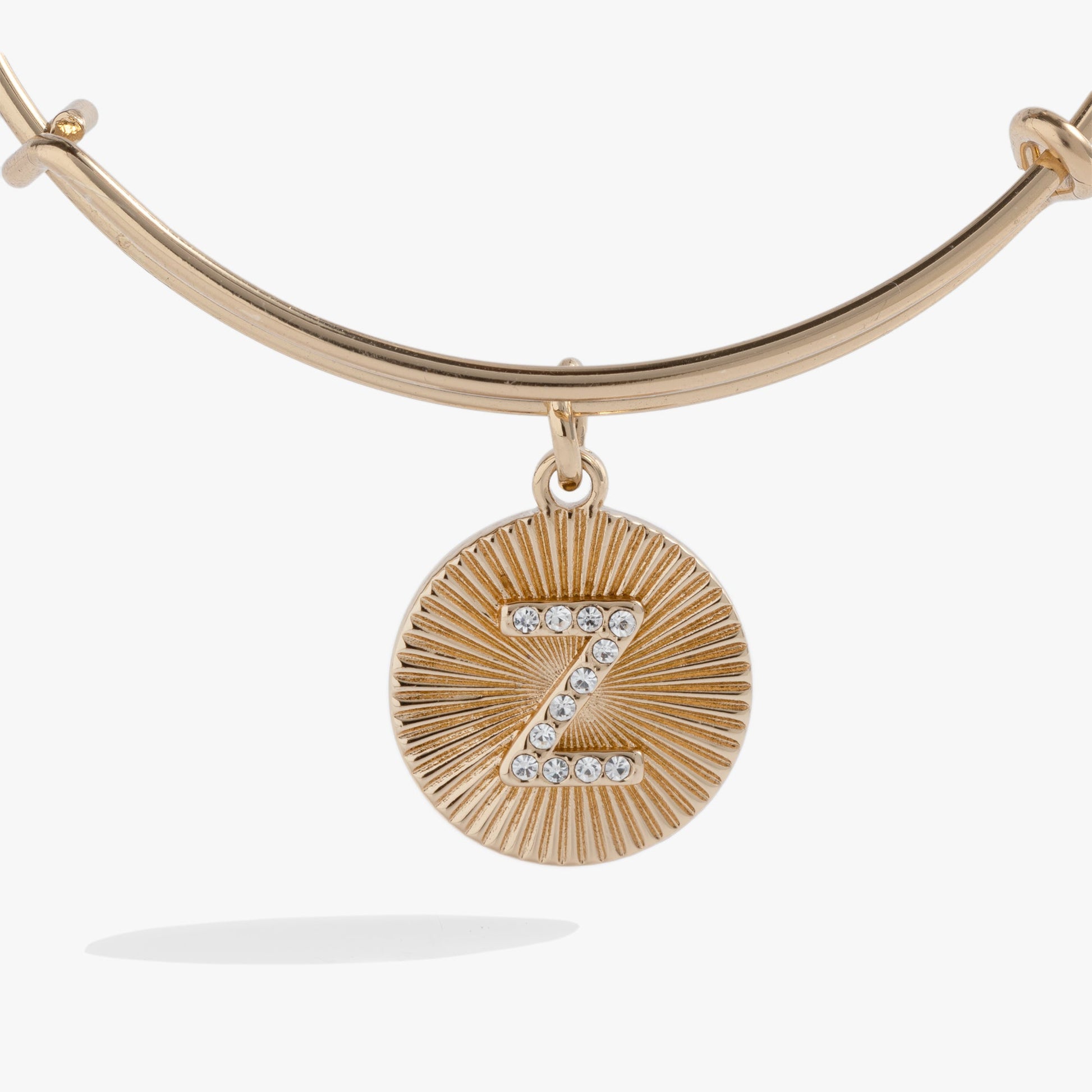 Initial Z Pave Starburst Texture Bangle ALEX AND ANI