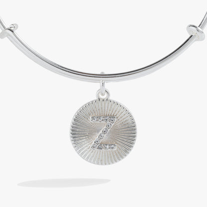 Initial Z Pave Starburst Texture Bangle ALEX AND ANI