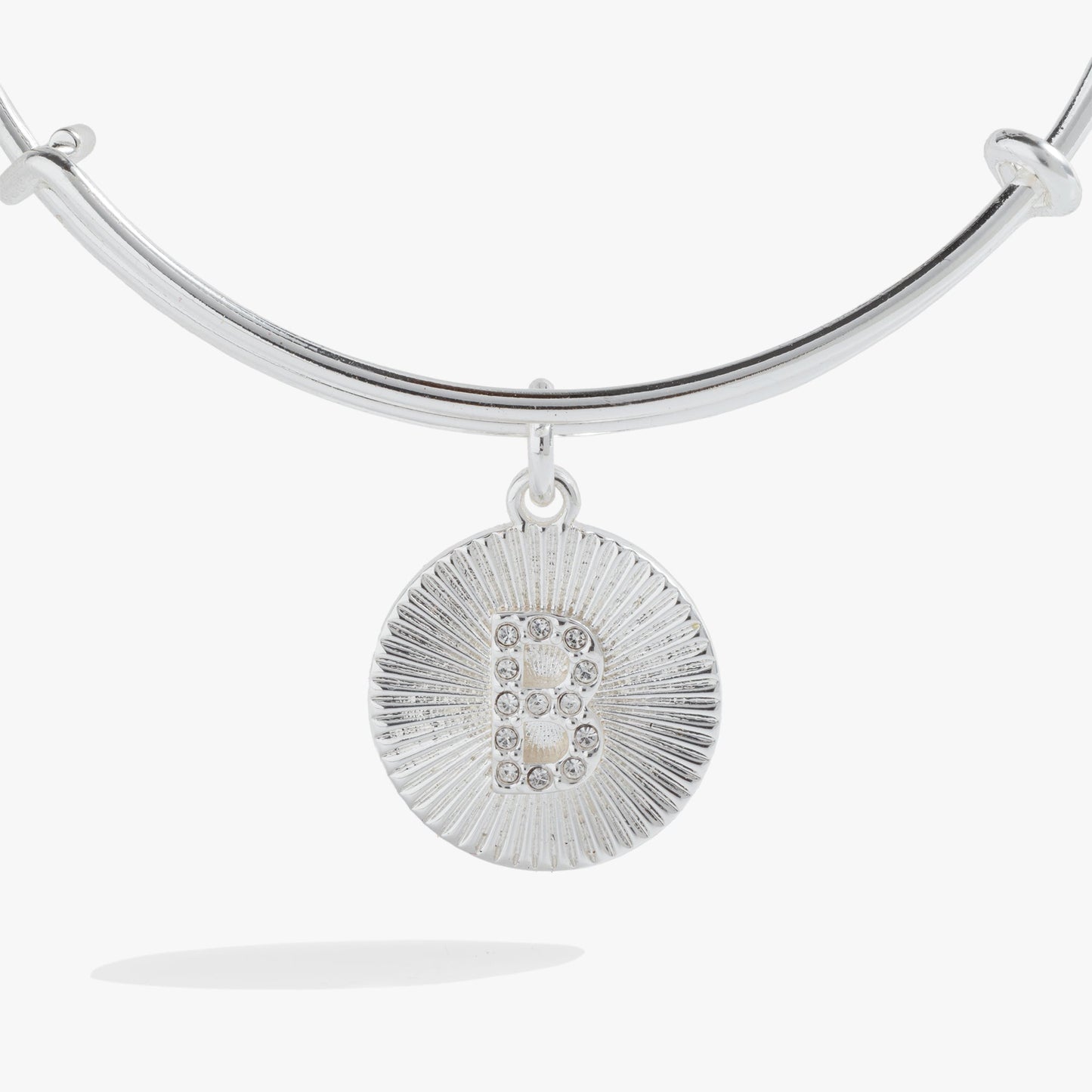 Initial B Pave Starburst Texture Bangle ALEX AND ANI