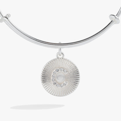 Initial C Pave Starburst Texture Bangle ALEX AND ANI