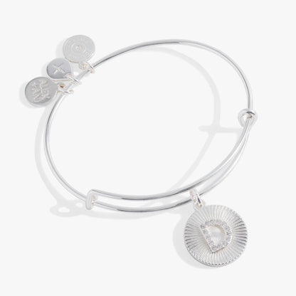 Initial D Pave Starburst Texture Bangle ALEX AND ANI