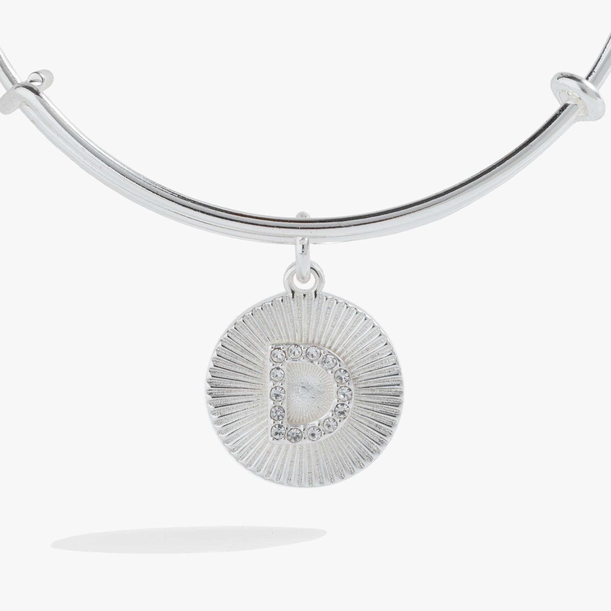 Initial D Pave Starburst Texture Bangle ALEX AND ANI
