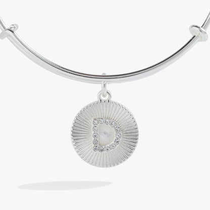 Initial D Pave Starburst Texture Bangle ALEX AND ANI
