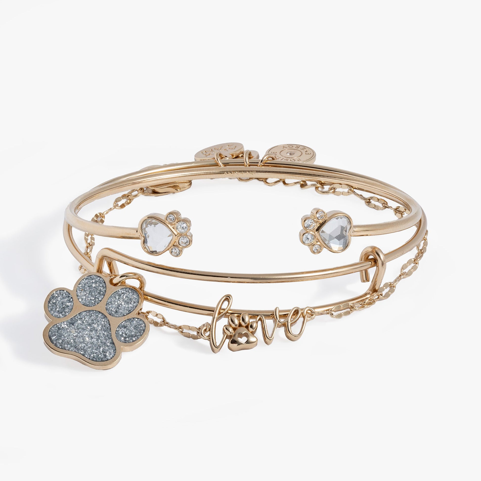 'Paws of Love' Bracelet Set of 3 ALEX AND ANI