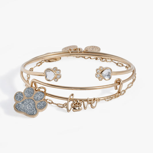 'Paws of Love' Bracelet Set of 3 ALEX AND ANI