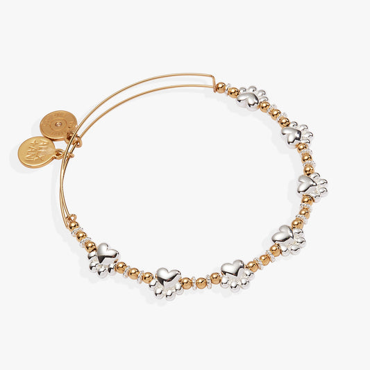 Paw Print Beaded Dog Bangle ALEX AND ANI