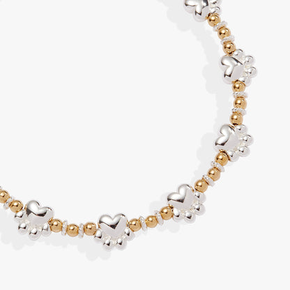 Paw Print Beaded Dog Bangle ALEX AND ANI