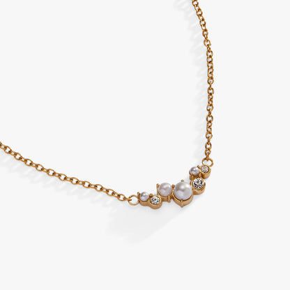 Pearl & Crystal Pendant Necklace ALEX AND ANI