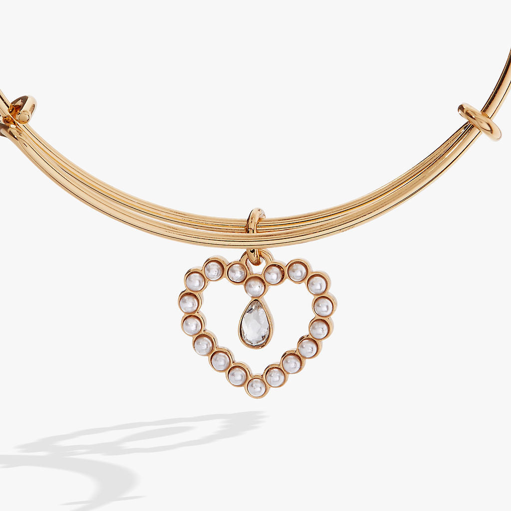 Pearl Heart Bangle ALEX AND ANI