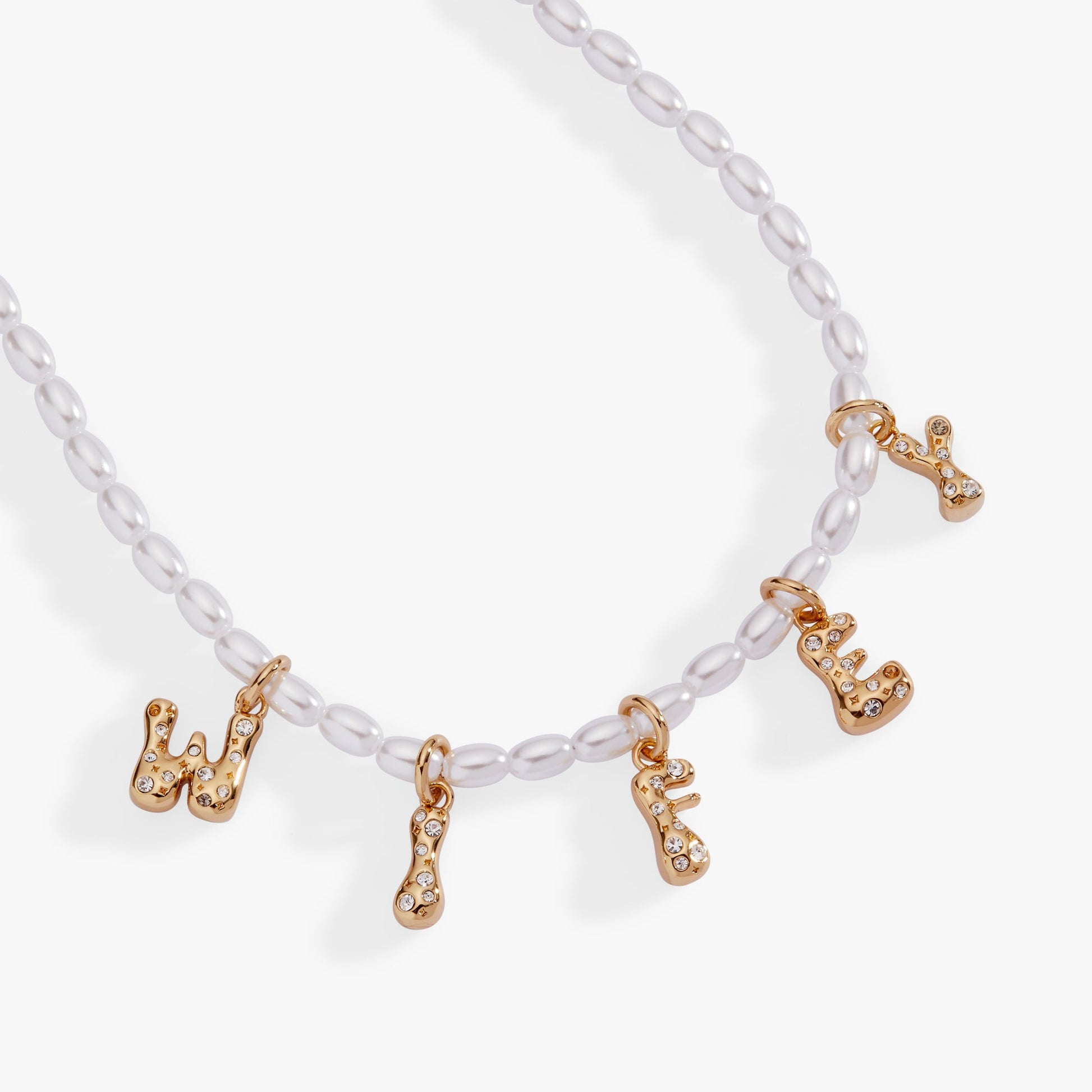 'Wifey' Bubble And Beaded Pearl Necklace ALEX AND ANI