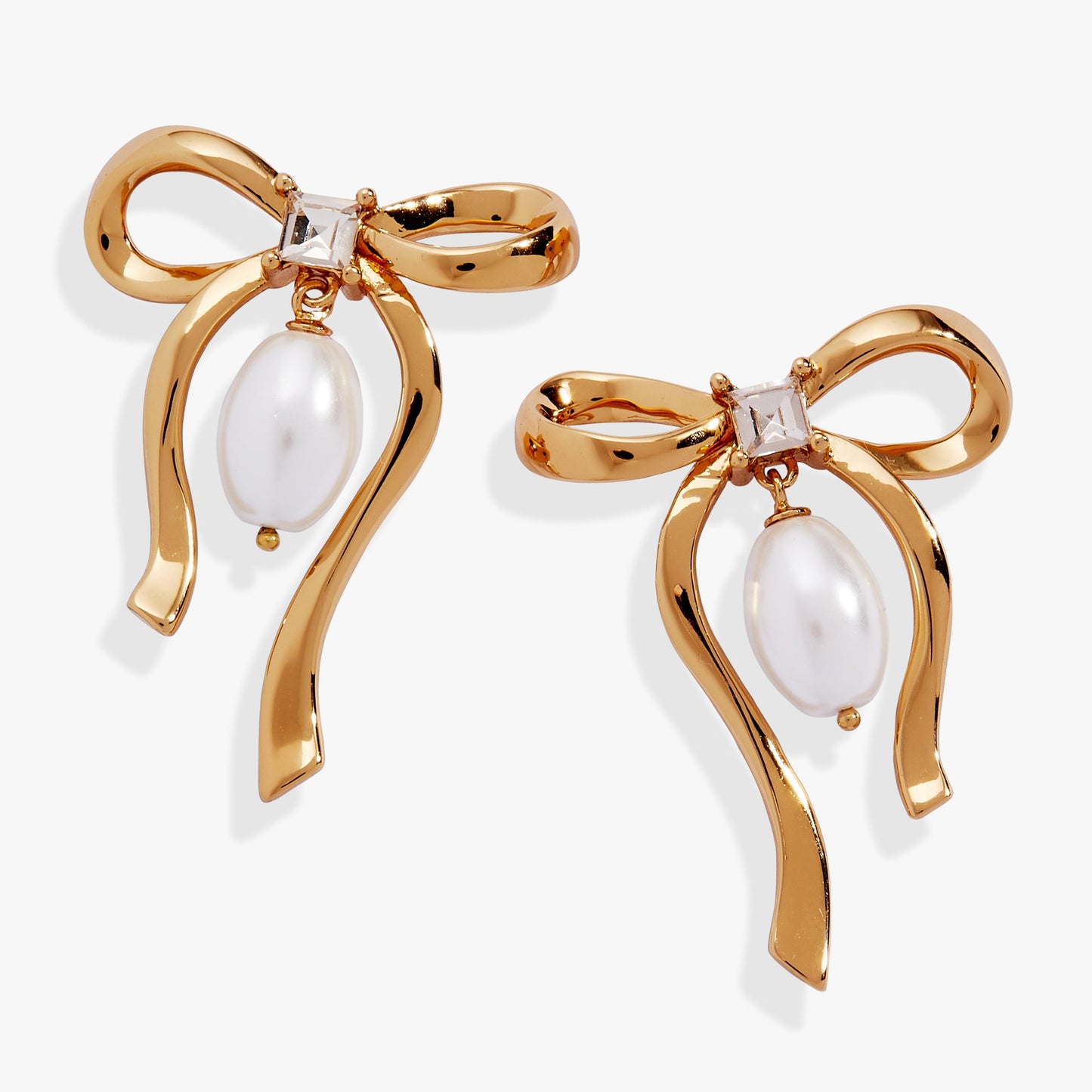 Bow Pearl Coquette Statement Drop Earring ALEX AND ANI