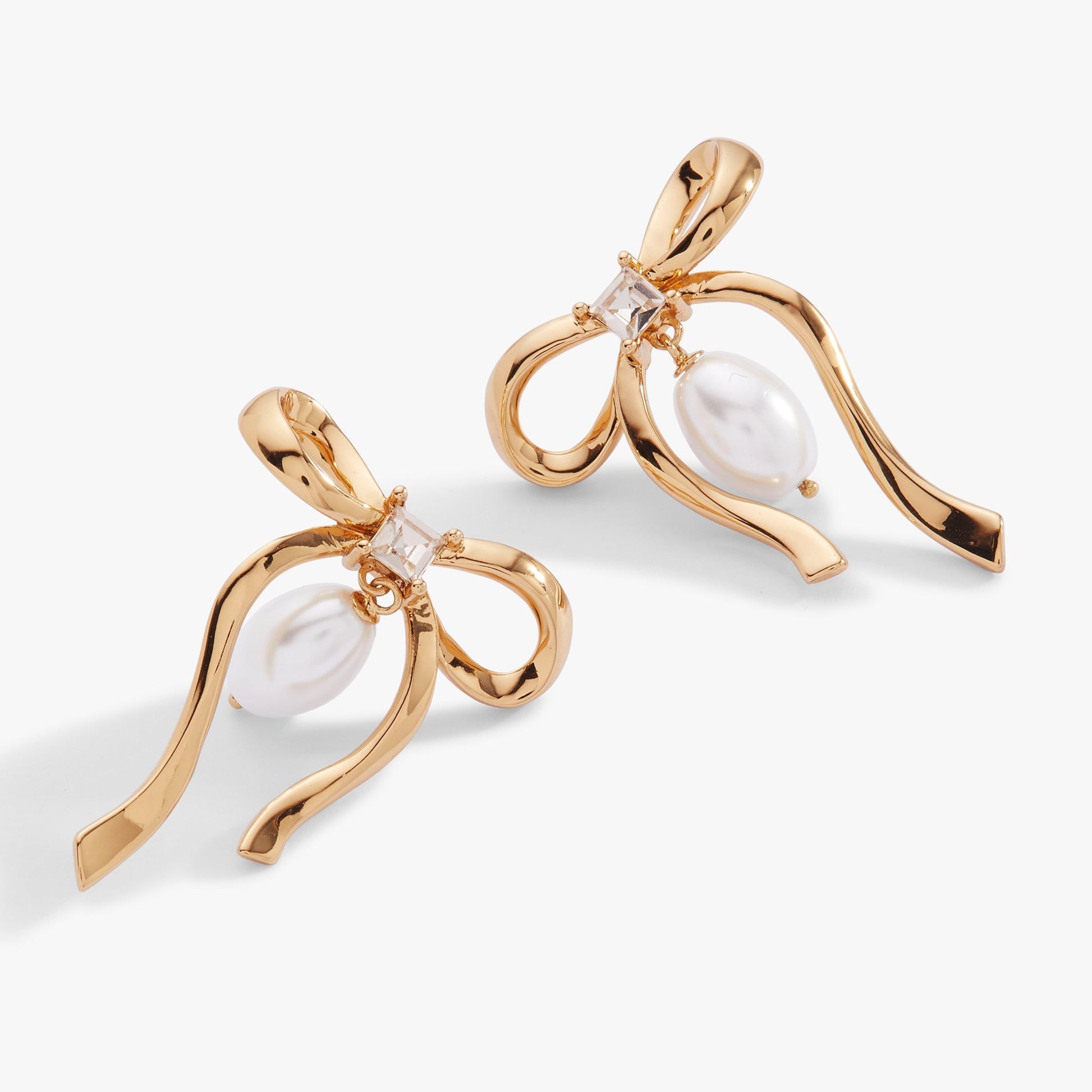 Bow Pearl Coquette Statement Drop Earring ALEX AND ANI