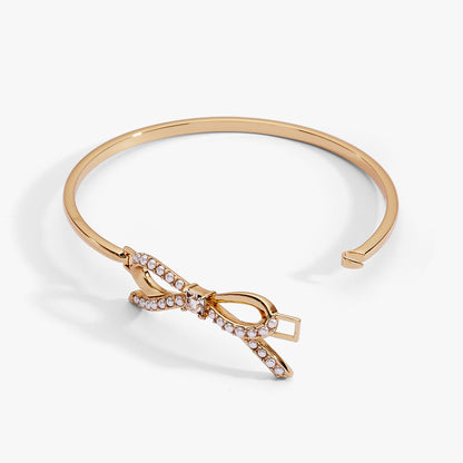 Bow Pearl Coquette Tension Bangle ALEX AND ANI